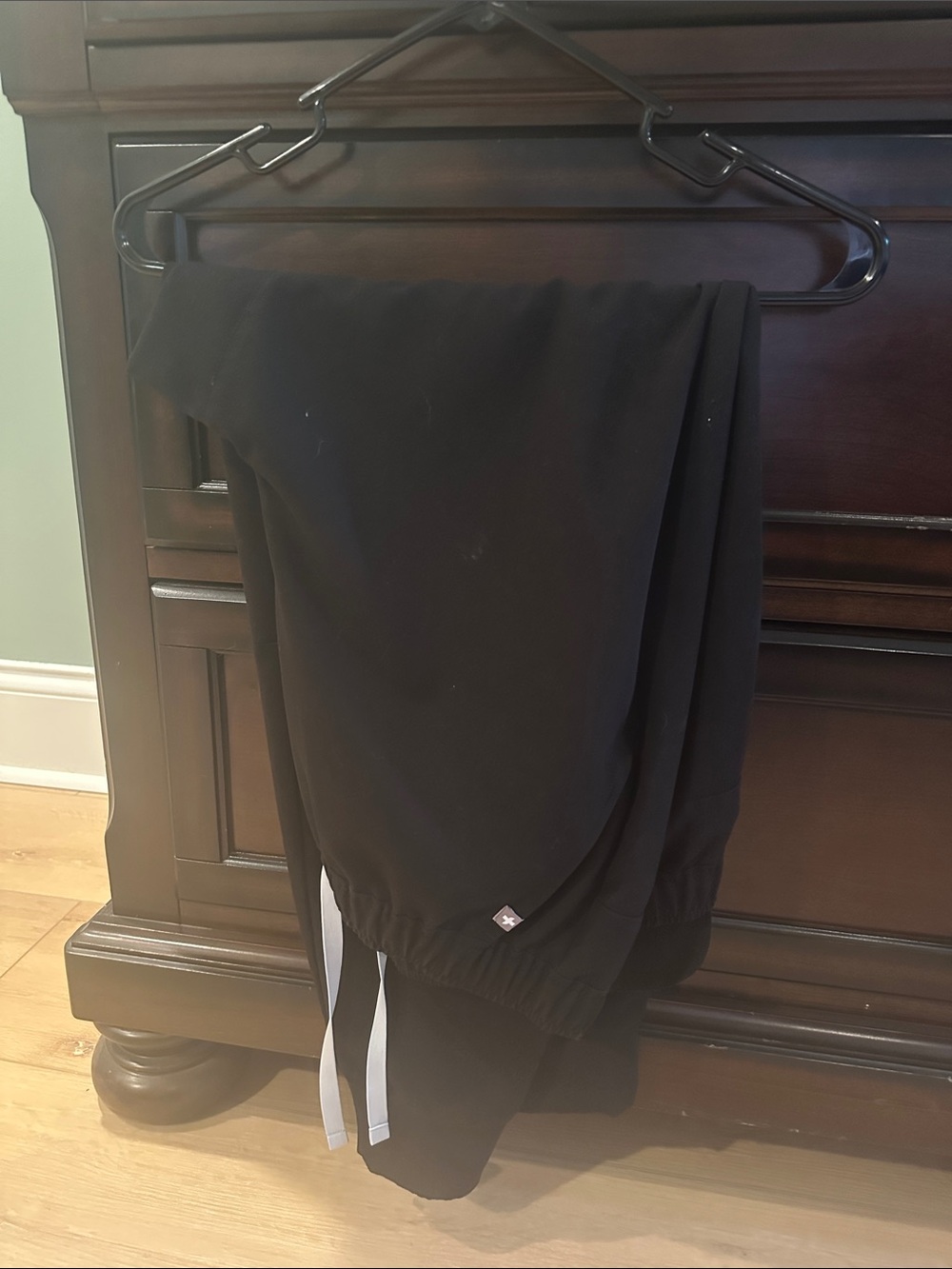 FIGS Black Drawstring Jogger Pants